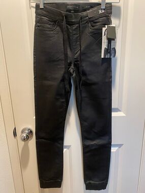 Kendall & Kylie The Jogger Coated Pants NWT